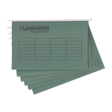 Classmates Suspension Files - Foolscap - Green - Pack of 50